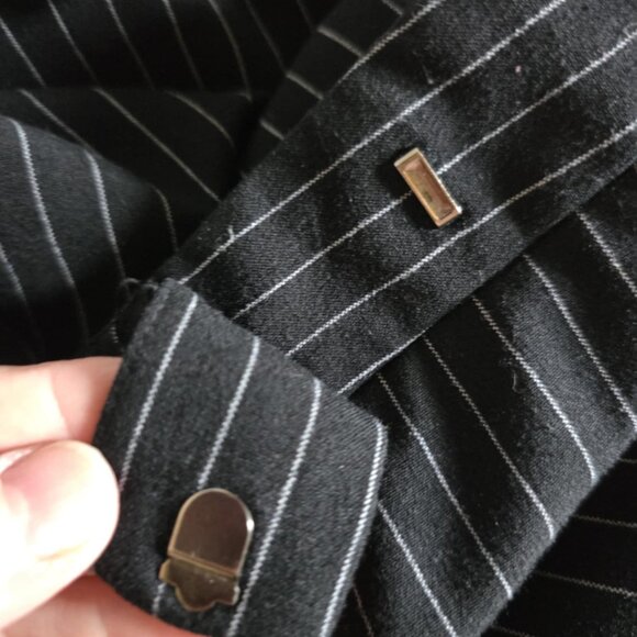 EUC Merona Pin-Stripe Wide Leg Slacks - Picture 4 of 6